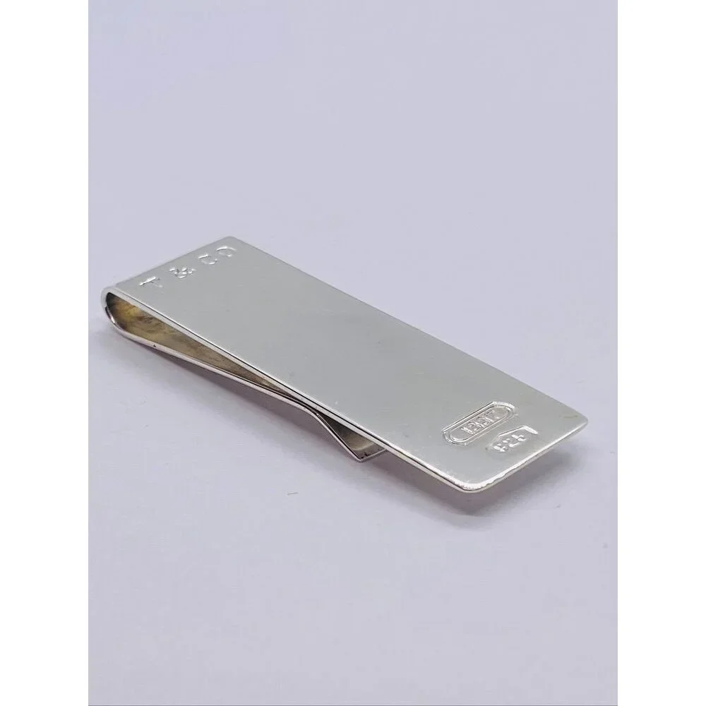 Tiffany & Co 1837 Money Clip Sterling Silver 925